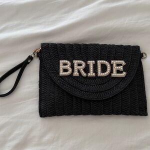 Black Bride Clutch Bag